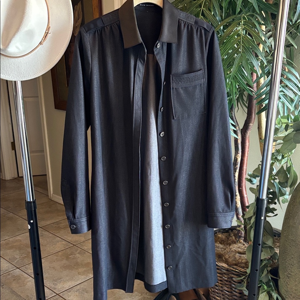 Elie Tahari Midnight Blue Denim Dress